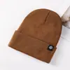 Nuevo Gorro de Punto Unisex Estilo Coreano, Gorro Cálido de Invierno, Gorro de Lana de Color Sólido, Gorro de Punto Versátil de Moda, Gorro de Esquí de Color Sólido