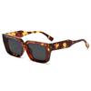 Gafas de sol de estilo coreano con montura grande INS para mujer, gafas de sol de estilo urbano para chicas atractivas, gafas de sol tipo caja del mismo estilo para hombres y mujeres, gafas de sol de estilo urbano