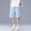 Pantalones Cortos Deportivos Casuales de Playa de Moda Trendy Sueltos Finos para Hombre Verano 2025 Talla Grande