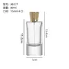 Botella de Perfume de Vidrio en Stock 80ml Botella Portátil de Recarga de Perfume Spray Continuo Botella Transparente de Muestra Botella Vacía