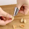 Recolección de Verduras y Pelado de Eambean Artefacto Multifuncional de Acero Inoxidable Cubierta Protectora Protector de Dedos para Pimiento Equipo de Recolección de Frijoles y Frutas