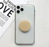 Estilo Ins Coreano Cor Sólida Silicone Transparente Suporte com Airbag Dobrável para Desktop Preguiçoso Suporte para Tablet Suporte de Anel para Celular