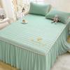 Esterilla Personalizada del Fabricante, Falda de Cama de Seda Fresca, Esterilla de Seda Helada, Esterilla Doméstica de Látex, Juego de Tres Piezas, Esterilla de Verano con Aire Acondicionado