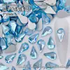 6*10mm Fondo Plano Semilla de Melón Serie Flash Cristal de Vid Diamante Joyería para Uñas Arte de Uñas Usable por Celebridades de Internet Diamante al por Mayor