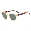 Nuevas gafas de sol retro GM moda para hombre beige clavo Oval visera Gafas de sol para mujer Europeas y Americanas venta caliente gafas ins moda
