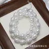 Pérolas de Vidro Barrocas, Pérolas de Vidro Enfiadas, Pérolas em Formato de Gota d'Água, Pérolas Irregulares, Contas Soltas, Acessórios para Joias, Atacado de Contas