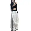 Pantalones de Pierna Recta Pierna Ancha para Mujer Otoño Invierno Nuevos Streetwear Casual Americano Pantalones de Chándal Moda Tendencia Cintura Alta Adelgazantes Pantalones de Pierna Recta