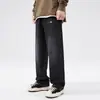 Ropa de Hombre Fengshe / 2026 Jeans de Moda High Street de Pierna Recta Casual Holgados con Diseño de Bolsillos para Hombres con Estilo