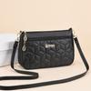 Bolsa Feminina de Ombro Transversal de Couro Macio de Grande Capacidade para Mães, Bolsa Casual para Compras e Supermercado, Bolsa Pequena