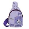 Bolsas Infantis Estilo Coreano para Meninos e Meninas, Bolsa de Peito com Estampa de Desenho Animado, Mini Porta-Moedas Versátil, Bolsa Transversal Casual para Crianças Pequenas