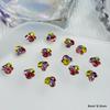 Celebridade da Internet Nova Doce Refrigerante Pilha Joias para Unhas com Pedras Preciosas Acessórios de Diamante para Unhas Pequenos Finalizados Strass Coloridos Super Brilhantes