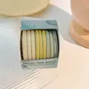 Juego de 10 piezas~Gomas para el pelo retorcidas de colores caramelo para coletas, alta elasticidad, gomas elásticas duraderas, nuevos accesorios para el cabello