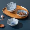 Plato pequeño de cerámica japonesa para salsas de condimentos, plato para mojar, plato pequeño para aperitivos, plato de sabor, vajilla de cerámica, transfronterizo