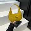 Bolsa de Axila de Luxo Nicho Coreano Nova Moda Versátil Bolsa de Ombro Retro Fosca Simples Bolsa de Mão Meia-Lua