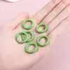 Hebilla de Resorte Pintada de Colores Accesorios para Maletas Anillo de Resorte Llavero Redondo Joyería DIY Eslabón Hecho a Mano Anillo de Aleación