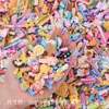 Presilhas de cabelo de desenho animado vendidas por peso, misturadas por grama, clipes metálicos ocos sem costura DIY feitos à mão, clipes jacaré, materiais para acessórios atacado