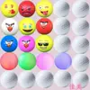 Pelota de Golf Doble Capa Pelota de Práctica Entrenamiento para Principiantes Pelota Flotante Pelota de Expresión Campo de Pelotas de Práctica Pelota Luminosa Pelota de Color Flash