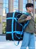 Mochila de viaje con ruedas extragrandes, bolsa de equipaje futón, bolsa de almacenamiento plegable para exteriores y camping, bolsa de consignación, bolsa de arrastre para mudanzas