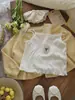 Cárdigan de Punto para Niña Conjunto de Primavera Abrigo Suéter Infantil Ropa Exterior Dulce de Encaje para Bebé Top 615106
