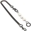 Moda Perla Sintética Cadena de Plata Accesorio de Repuesto Decoración Cadena para Bolso de Mano Correa de Bolso Encanto Cadena para Bolso de Mano Venta al por Mayor
