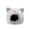 Nido para Gatos Cálido en Invierno, Tipo Cerrado, Adecuado para Otoño e Invierno, Nido para Perros, Casa para Gatos, Universal para Todas las Estaciones, Alfombrilla para Gatos para Dormir