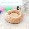 NC nido redondo cálido engrosado de felpa nido para gatos cuatro estaciones universal nido tapete redondo de pelo largo otoño e invierno nido para mascotas cama tapete para gatos