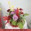 Flores Artificiales para Bodas, Arreglos para Cumpleaños de un Año, Adornos Florales para Compromisos, Arreglos de Piso para Bodas, Flores Artificiales, Flores Decorativas de Bienvenida, Caminos de Flores