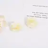 Acessórios de Florzinha Pequena 3cm em Chiffon Feitos à Mão Costurados à Mão DIY Tecido Camélia Brincos Acessórios para Brincos Acessórios