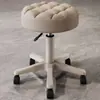 Taburete Giratorio Especializado para Salones de Belleza, Silla de Trabajo de Altura Ajustable con Ruedas, Silla de Manicura, Silla de Barbería, Silla Redonda para Uso Doméstico, Taburete de Bar