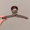 Grampo de Cabelo com Textura de Strass Francês, Versátil para Rabo de Cavalo Alto, Prendedor Shark Doce, Pequeno Grampo de Cabelo de Alta Qualidade para Festa de Estudantes