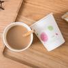 Vasos de papel desechables 50 acolchados 250ml vasos de pulpa de madera nativa café leche de soja jugo té de leche vasos para bebidas calientes