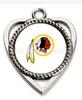 Collar Colgante de Equipo de Fútbol de 32 Equipos de la NFL de Deportes Transfronterizos de EE. UU. Washington Redskins Venta al por Mayor