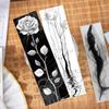 Micro-Tinta 30 Marcadores de Livro de Arte de Linha Simples Manual Material Criativo Preto e Branco Marca de Leitura para Estudantes Marcador de Papel