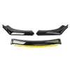 Modificación de Coche Universal Patrón de Fibra de Carbono Spoiler Frontal para Cívic de Décima Generación, Lip Frontal Dedicado para Parachoques, Protector de Esquina Anticolisión, Parachoques Delantero