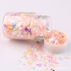 Celebridades de Internet en Vivo Color Mezclado Sirena Alto Flash Uñas Lentejuelas Arte de Uñas DIY Slime Relleno Flash UV Gota Pegamento Cuenta