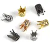 Cuentas de Zirconio con Incrustaciones de Cobre Colgantes de Corona Calados Grandes y Pequeños Collar Pulsera Colgante Hechos a Mano DIY Accesorios de Joyería Venta al por Mayor