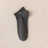 Calcetines de talla grande para hombre, de primavera y verano, desodorantes, absorbentes del sudor, grises, deportivos, de algodón fino.