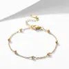 Collar Sencillo para Mujer Cadena para Clavícula Cadena Desnuda Temperamento Sencillo Fresco Joyería para Estudiantes Tendencia Celebridad de Internet Accesorios de Acero de Titanio