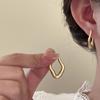 925 Prata Francês Brincos Círculo Mulheres ins Estilo Exagerado Personalidade Luz Luxo Simples Internet Celebridade Brincos Venda por atacado explosões Trendy