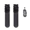 Meias Longas Acima do Joelho para Meninas, Meias Felpudas de Novo Estilo Coreano de Outono e Inverno para Crianças, Meias de Renda com Laço de Fita para Crianças Pequenas e Médias