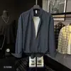 Camisa Casual de Outono de Alta Qualidade com Camadas, Contraste Xadrez, Costura, Falsa Peça Dupla, Tendência, Fashion, Confortável, Versátil