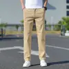 Calça Masculina de Alta Qualidade 2026 Verão Solta de Barra Reta Calça Casual Masculina Calça Masculina Plus Size para Meia-idade Algodão Puro Confortável