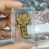 Adesivo de Telefone de Ouro Puro 999 para Riqueza Instantânea, com Adesivo Traseiro, Adesivo de Ouro 2mg, Presente Promocional para Lojas de Ouro em Transmissão ao Vivo