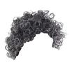 Peruca cos cinza de vovó transfronteiriça vovó de meia-idade cabelo curto cacheado feminino adereços para performance de palco role-playing