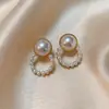 Brincos da Moda Estilo Coreano Mais Vendidos Novo Modelo Brincos Femininos Simples e Elegantes Versáteis Tiktok Mesmo Estilo Tarraxas Atacado