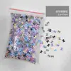 Pacote Atacado de Laços de Fita Coloridos Mistos para Decoração de Unhas, Acessórios de Resina, Iridescente