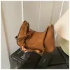 Bolsa Tote Axila Fosca Feminina 2026 Outono Novo Estilo Textura de Nicho Grande Capacidade Moda para o Dia a Dia Bolsa de Ombro Única
