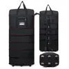 Maleta de Equipaje Universal Plegable con Ruedas Expansible 158 Maleta de Facturación para Aerolínea Capacidad Extra Grande Bolsa para Estudiar en el Extranjero Mudanzas Viajes