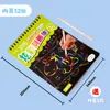 Libro de Pintura de Rascar Colorido DIY Personalizado para Niños, Juguete Educativo de Pintura de Rascar, Libro de Dibujo para Garabatear, Papel de Dibujo Divertido para Jardín de Infancia