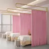 Soporte de Barra Larga en Forma de U de Hierro para Cortina Divisoria de Cama de Belleza Marco de Soporte de Cortina de Cama de Gimnasio Salón de Belleza